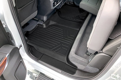 Floor Mats 2 Row Liner Set <br> 19¨C21 Chevy/GMC 1500¨C3500 HD Crew Cab
