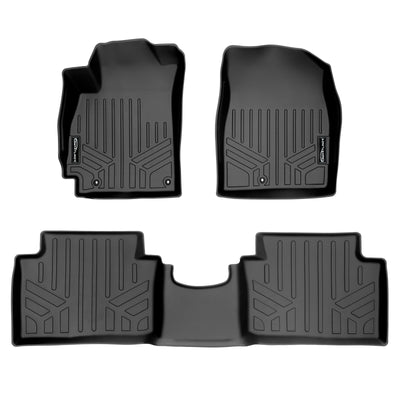 2 Row Floor Liners <br> 19-22 Hyundai Veloster / Veloster N