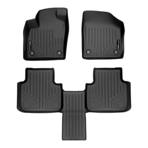 Floor Mats 2 Row Liner Set <br> 18-22 Volkswagen Atlas