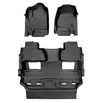 Floor Mats 2 Row Liner Set <br> 15 Chevrolet Tahoe15 GMC Yukon
