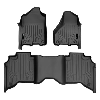 Floor Mats 2 Row Liner Set <br> 19-22 Ram 2500 Crew Cab