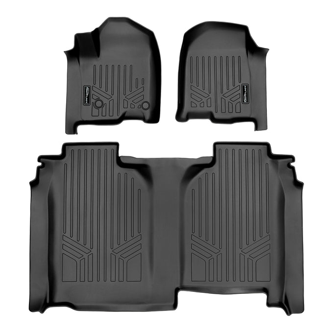 2 Row Floor Liner Set <br> 19¨C24 Chevy/GMC 1500¨C3500 HD Crew Cab