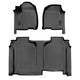 Floor Mats 2 Row Liner Set <br> 19¨C21 Chevy/GMC 1500 Crew Cab w/ Vinyl Flooring