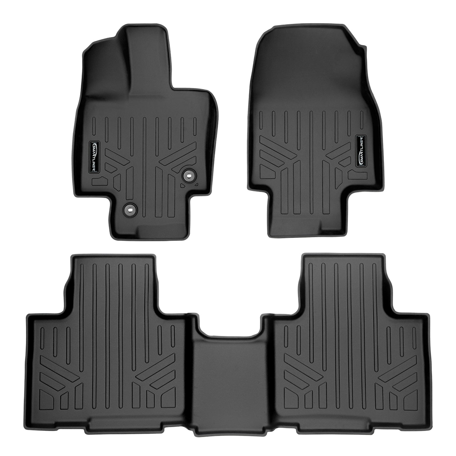 Floor Mats 2 Row Liner Set <br> 20-22 Toyota Highlander Hybrid