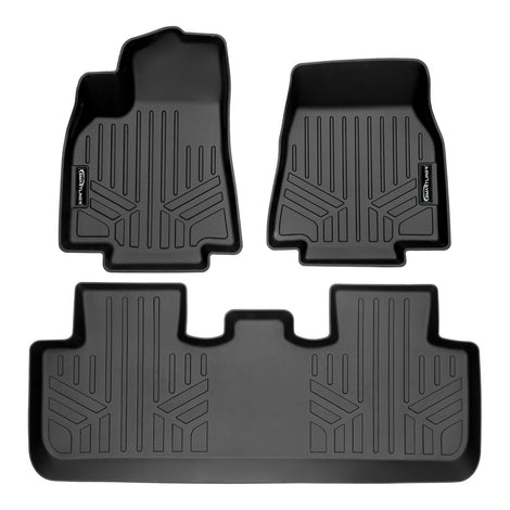 2 Rows Floor Liner <br> 20-23 Tesla Model Y