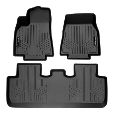 2 Rows Floor Liner <br> 20-23 Tesla Model Y