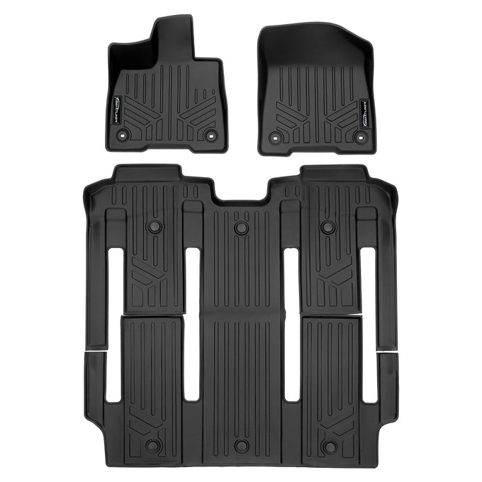 Floor Mats 3 Row Liner Set <br> 21-23 Toyota Sienna