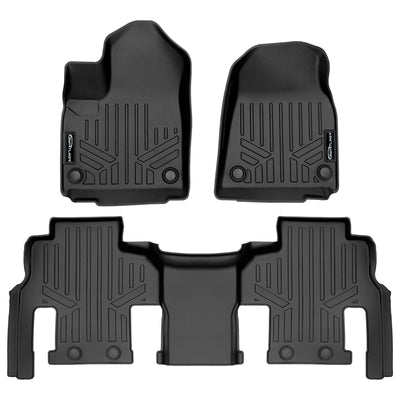 2 Row Floor Liner <br> 22-23 Jeep Wagoneer 22-23 Jeep Grand Wagoneer