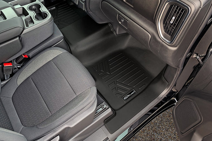 2 Row Floor Liners <br> 19¨C23 Chevy Silverado 1500¨C3500 Crew Cab