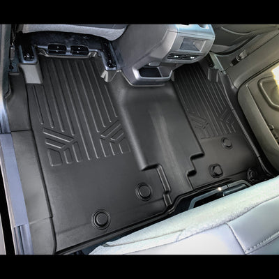 2 Row Floor Liners <br> 24-25 Chevrolet Silverado EV
