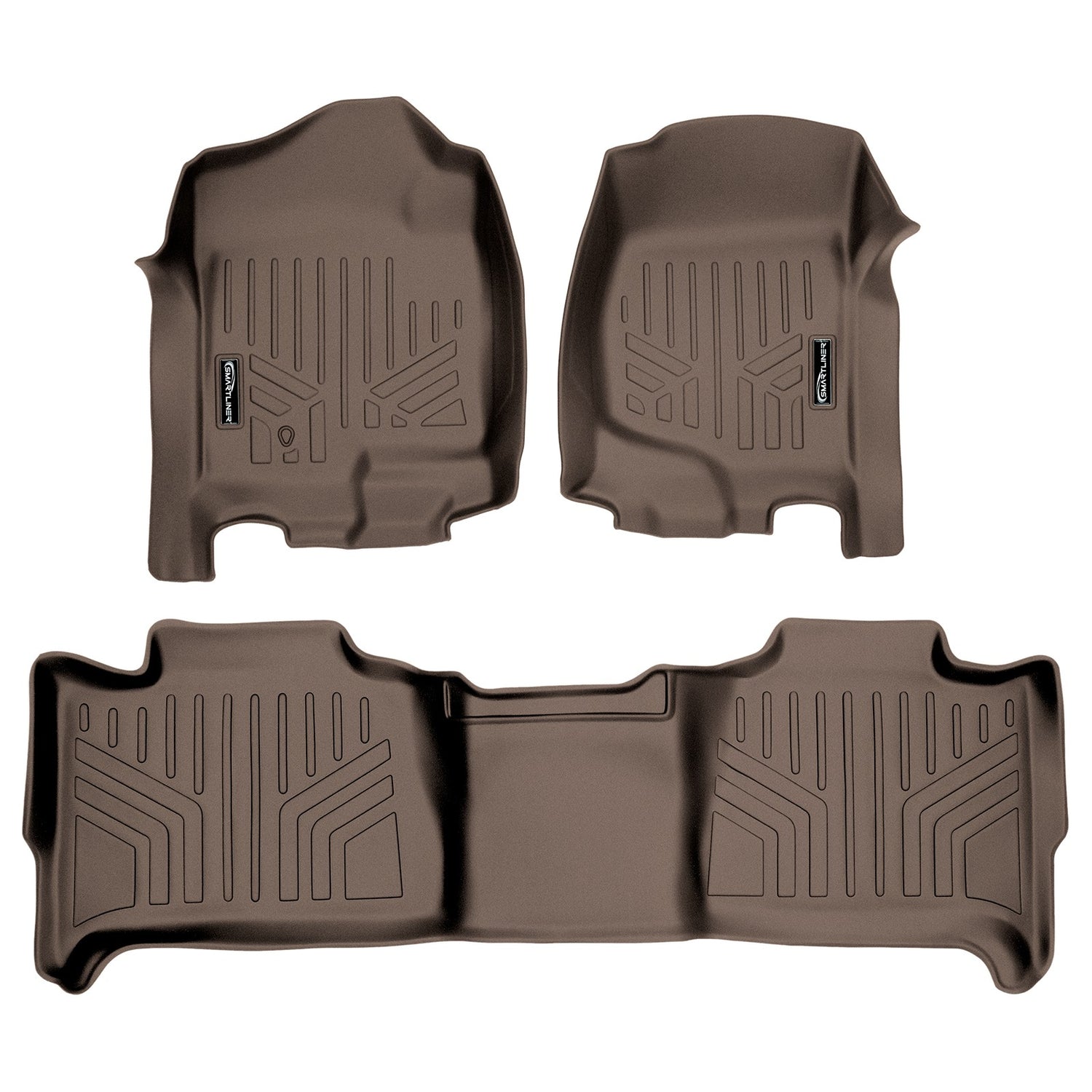 Floor Mats 2 Row Liner Set Tan <br> 07¨C14 Tahoe/Yukon/Yukon XL incl. Denali
