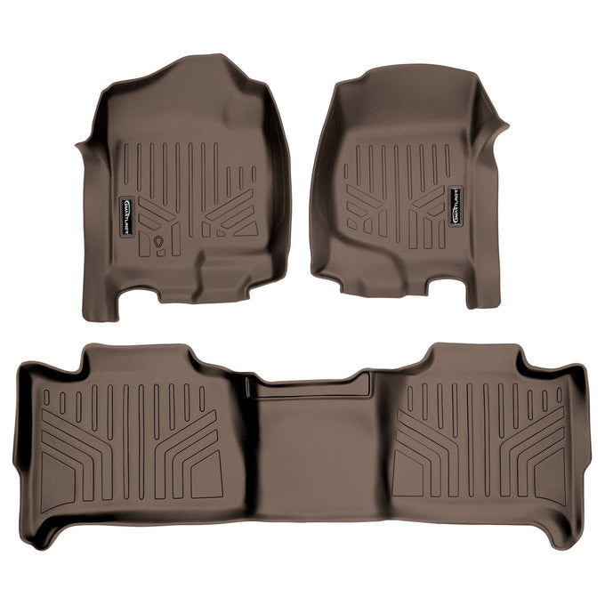 Floor Mats 2 Row Liner Set Tan <br> 07¨C14 Tahoe/Yukon/Yukon XL incl. Denali