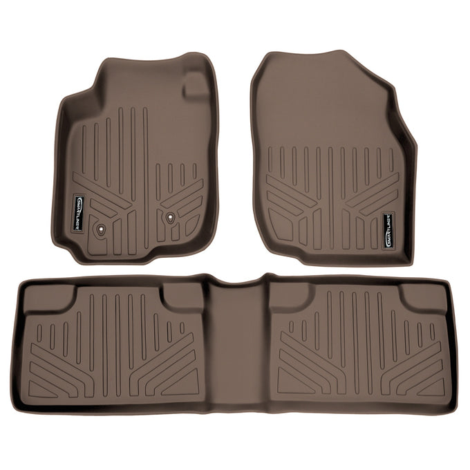 Floor Mats 2 Row Liner Set Tan <br> 06-12 Toyota RAV4 (Without Third Row Seat)