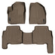 Floor Mats 2 Row Liner Set Tan <br> 11-13 Kia Sorento