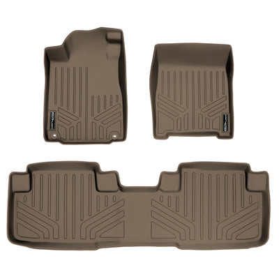 Floor Mats 2 Row Liner Set Tan <br> 12-16 Honda CR-V