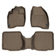 Floor Mats 2 Row Liner Set Tan <br> 11-14 Ford Explorer