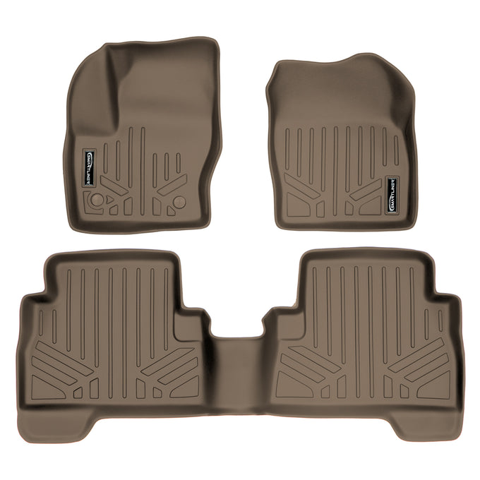 Tan 2 Row Floor Liners <br> 13-19 Ford Escape