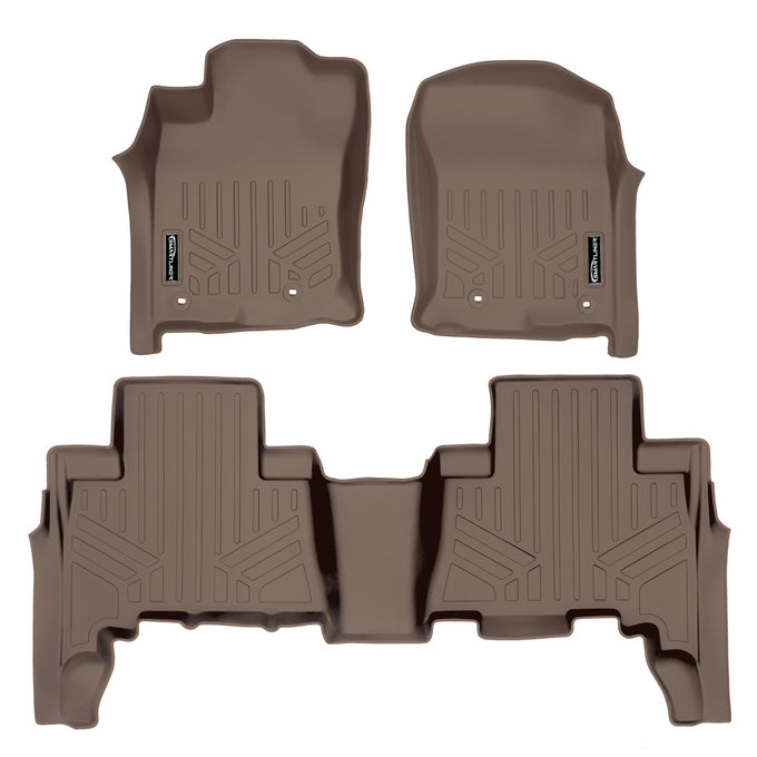 Floor Mats 2 Row Liner Set Tan <br> 13-22 Toyota 4Runner14-22 Lexus GX460