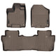 Floor Mats 2 Row Liner Set Tan <br> 16-22 Honda Pilot
