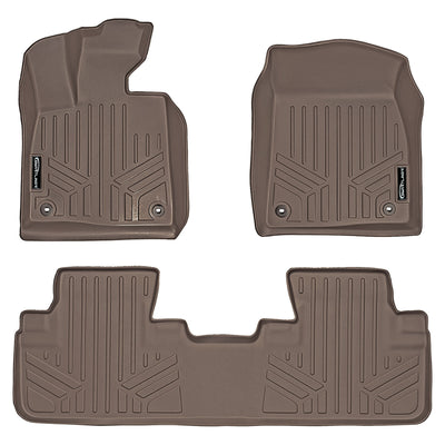 Tan 2 Row Floor Liners <br> 12-18 Ford Focus