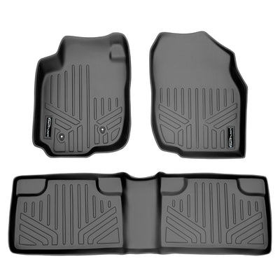 Floor Mats 2 Row Liner Set Grey <br> 06-12 Toyota RAV4