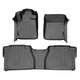 Floor Mats 2 Row Liner Set Grey <br> 12-13 Toyota Tundra Double Cab