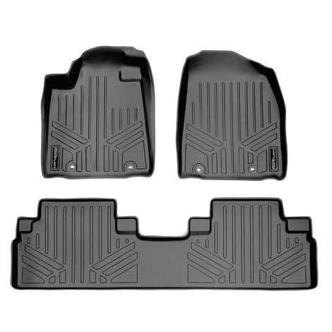 Floor Mats 2 Row Liner Set Grey <br> 13-15 Lexus RX<br/>