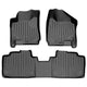 Floor Mats 2 Row Liner Set Grey <br> 10-16 Cadillac SRX