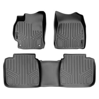 Floor Mats 2 Row Liner Set Grey <br> 12-15 Toyota Camry