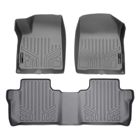 Floor Mats 2 Row Liner Set Grey <br> 19-24 Chevrolet Blazer