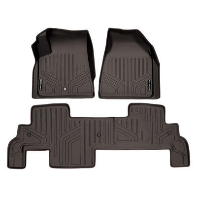Floor Mats 2 Row Liner Set Cocoa <br> 07¨C17 Outlook/Traverse/Enclave/Acadia