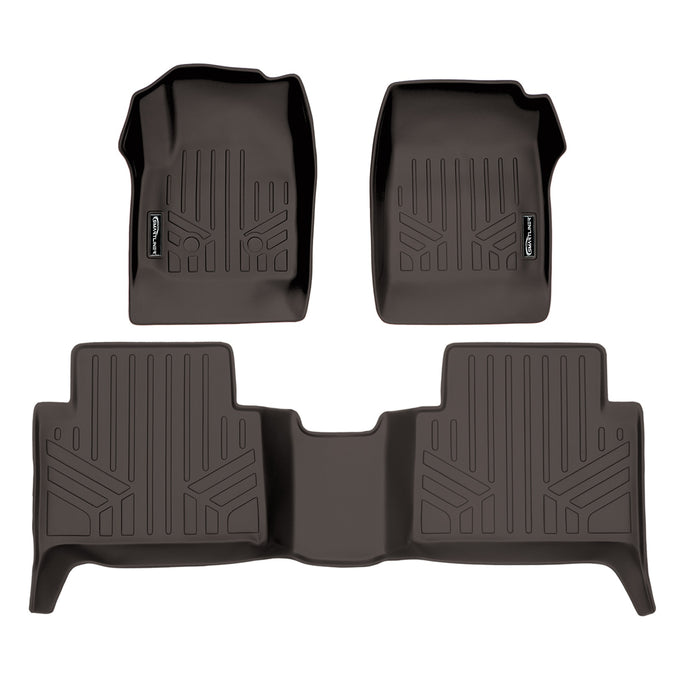 Floor Mats 2 Row Liner Set Cocoa <br> 15-22 Chevrolet Colorado/GMC Canyon Crew Cab