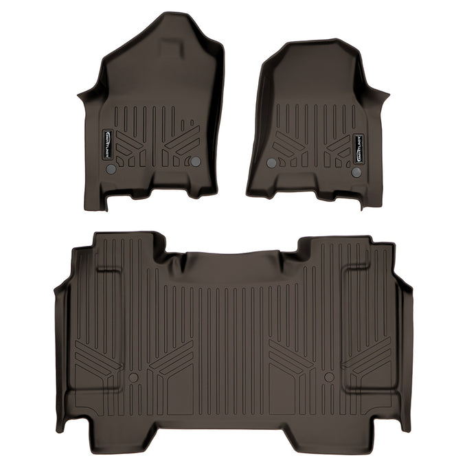 Floor Mats 2 Row Liner Set Cocoa <br> 19-21 Ram 1500 Crew Cab