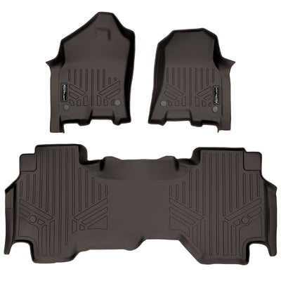 Floor Mats 2 Row Liner Set Cocoa <br> 19-21 Ram 1500 Quad Cab