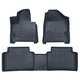 Supersonic Grey 2 Row Floor Liners <br> 24-25 Hyundai Santa Fe