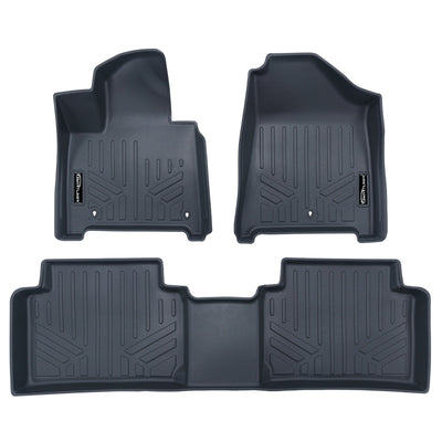 Supersonic Grey 2 Row Floor Liners <br> 24-25 Hyundai Santa Fe
