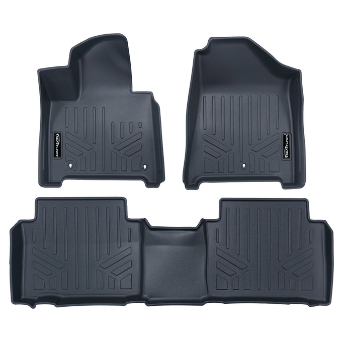 Supersonic Gray 2 Row Floor Liners <br> 2024 - 25 Hyundai Santa Fe Hybrid