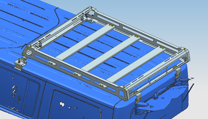 Traveler Roof Rack <br>87-17 Jeep Wrangler