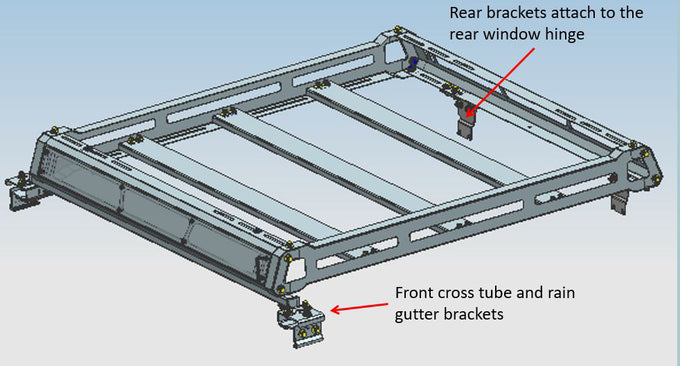 Traveler Roof Rack <br>87-17 Jeep Wrangler