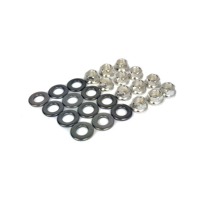 Rotor Hardware, NAS Hex Locking Nuts & Washers 12 Pack<br>Baer 2-Piece Rotor NAS Locking Nuts, Washers