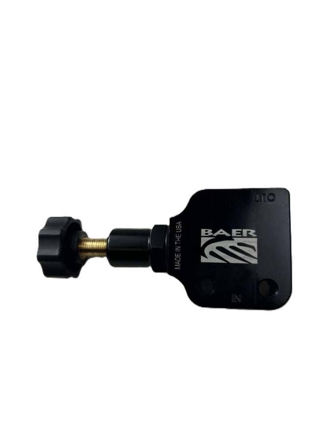 General Fit Proportioning Valve W/ Adj. Knob&Fittings<br>Baer Adjustable Proportioning Valve