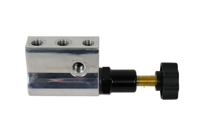 Remaster Adj.Proportioning Valve, Polished, Right Port<br>ReMaster Master Cylinder Mount