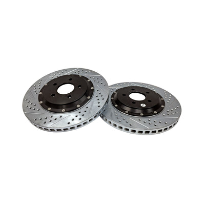 EradiSpeed+1 Front 2pc Performance Brake Rotors, SDZ<br>05-14 Ford Mustang Base, GT excl GT500/Boss