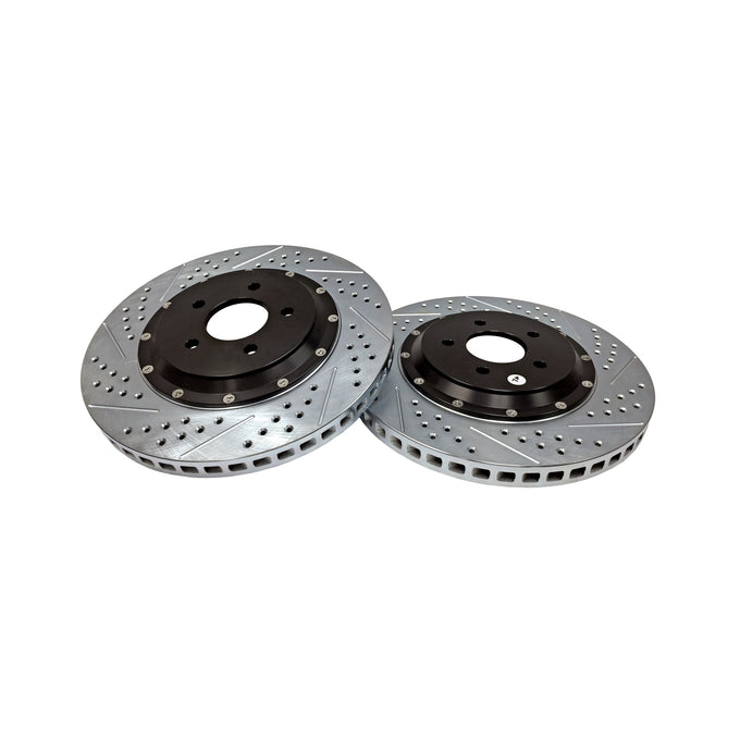 EradiSpeed+1 Front 2pc Performance Brake Rotors, SDZ<br>05-14 Ford Mustang Base, GT excl GT500/Boss