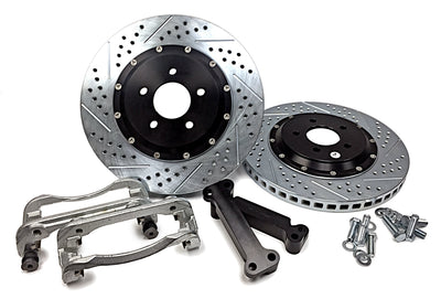 EradiSpeed+1 Front 2pc Performance Brake Rotors, SDZ<br>05-14 Ford Mustang Base, GT excl GT500/Boss