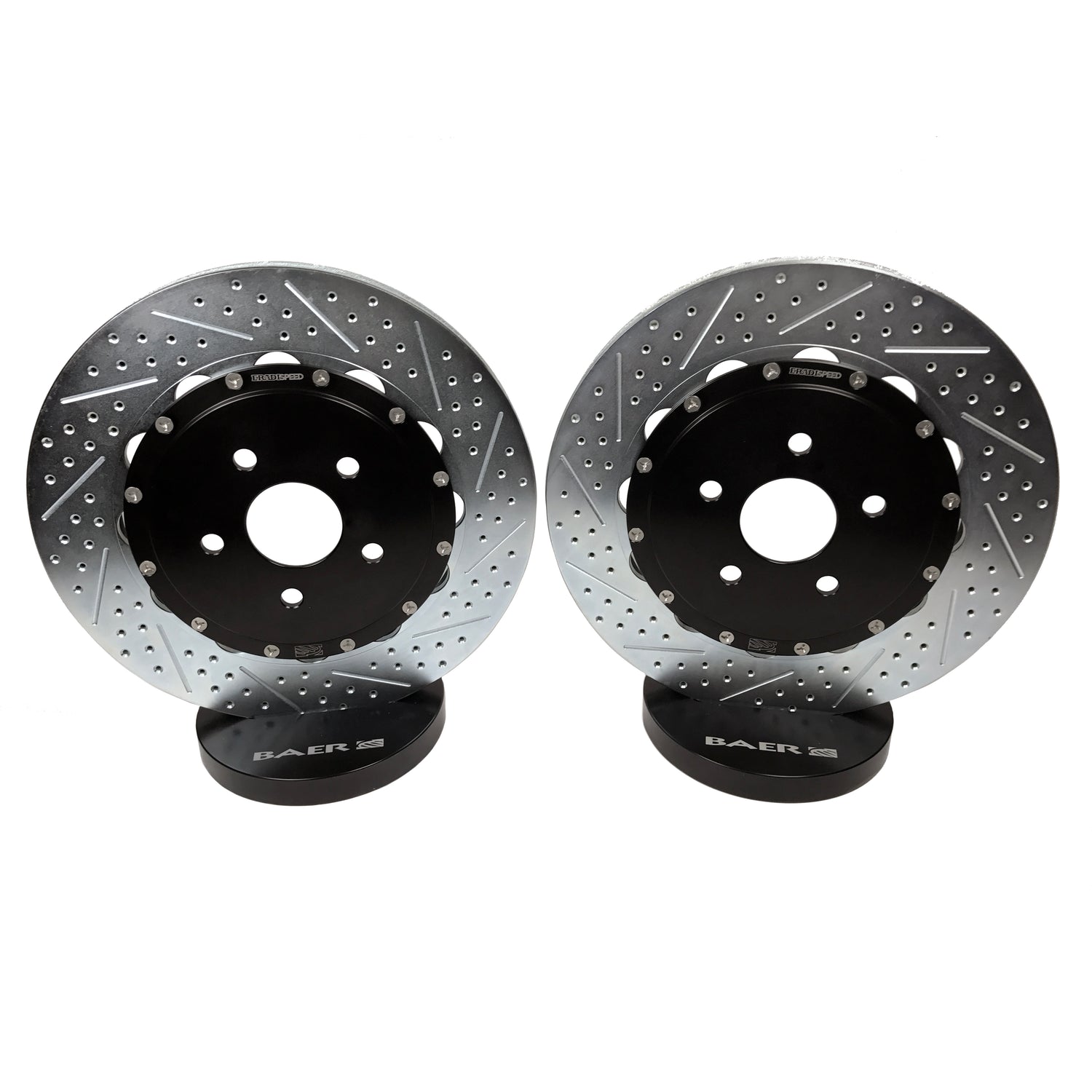EradiSpeed+ Rear 2-piece Performance Brake Rotors, SDZ<br>10-15 Chevy Camaro SS, 12-15 Camaro ZL1