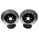 EradiSpeed+ Rear 2-piece Performance Brake Rotors, SDZ<br>10-15 Chevy Camaro SS, 12-15 Camaro ZL1
