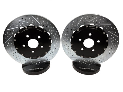 EradiSpeed+ Rear 2-piece Performance Brake Rotors, SDZ<br>10-15 Chevy Camaro SS, 12-15 Camaro ZL1