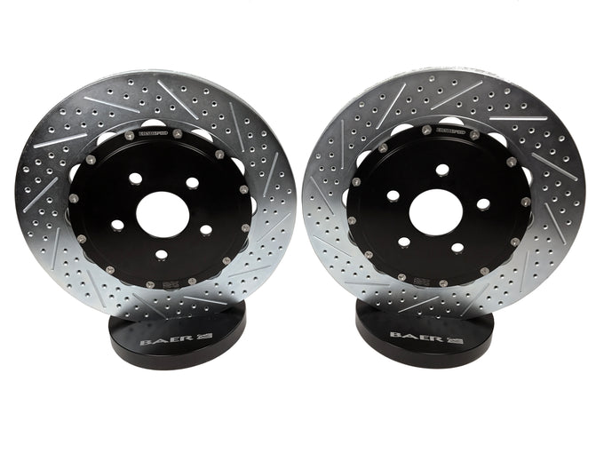 EradiSpeed+ Rear 2-piece Performance Brake Rotors, SDZ<br>10-15 Chevy Camaro SS, 12-15 Camaro ZL1