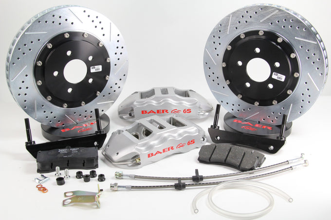 15in. Extreme+ Front Brake Kit - Silver<br>08-11 Dodge Challenger, 06-11 Charger